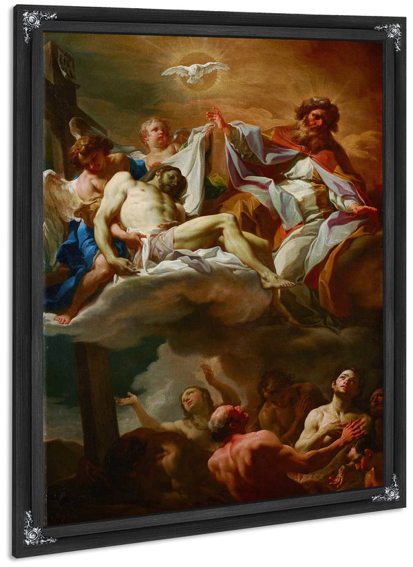 The Trinity With Souls In Purgatory By Corrado Giaquinto