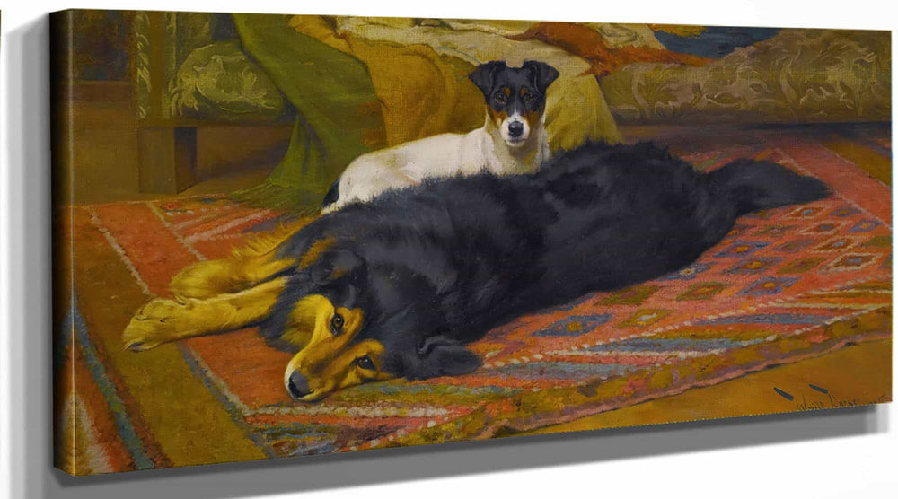 Wright Barker The Two Friends By Wright Barker