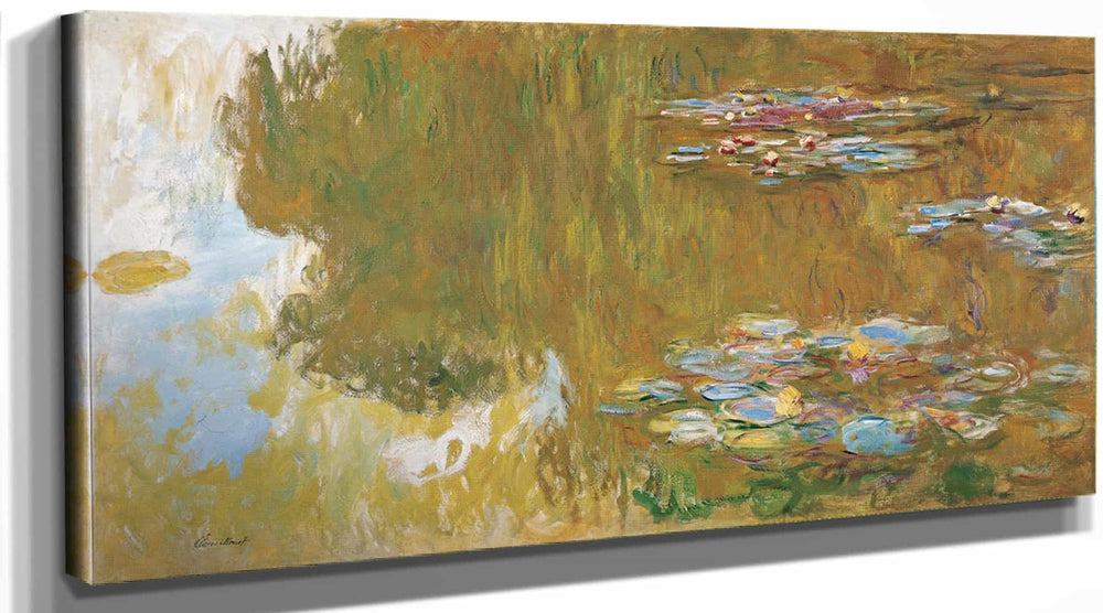 Claude Monet The Water Lily Pond C 1917 19 By Claude Monet