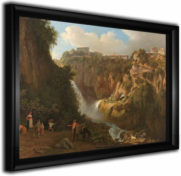 The Waterfall At Tivoli By Abraham Teerlink