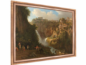 The Waterfall At Tivoli By Abraham Teerlink