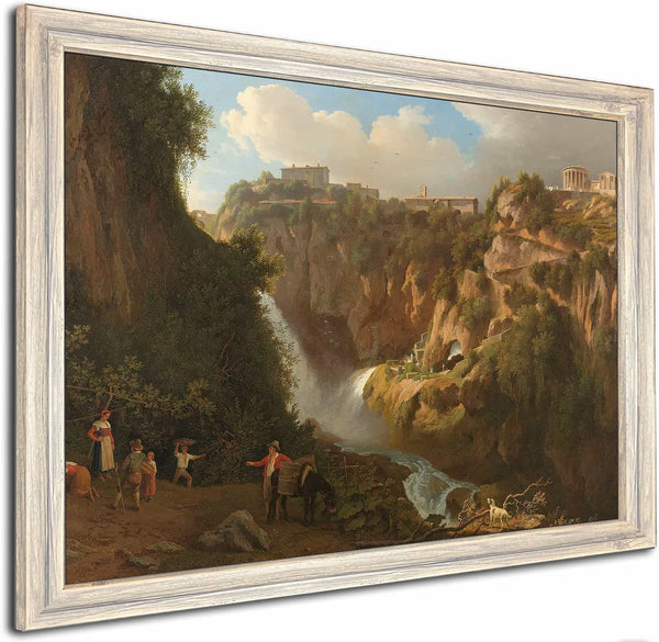 The Waterfall At Tivoli By Abraham Teerlink