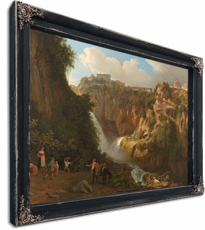 The Waterfall At Tivoli By Abraham Teerlink