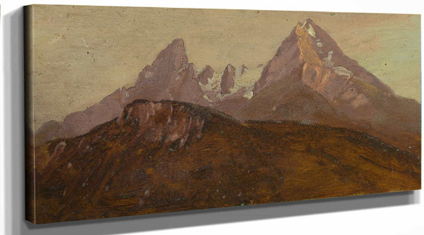 Frederic Edwin Church The Watzmann Berchtesgaden Bavaria By Frederic Edwin Church