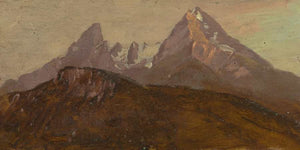 Frederic Edwin Church The Watzmann Berchtesgaden Bavaria By Frederic Edwin Church