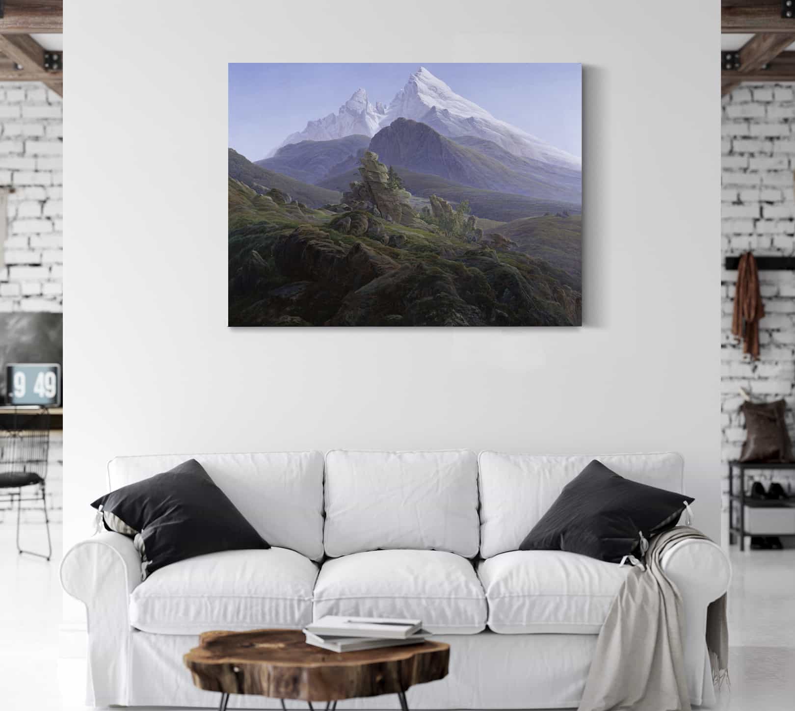 The Watzmann By Caspar David Friedrich Art Print from Bella Frye