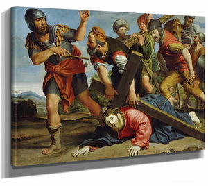 Domenichino The Way To Calvary By Domenichino