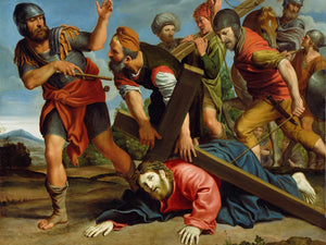 Domenichino The Way To Calvary By Domenichino