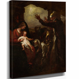 Benjamin West The Wise Mens Offering By Benjamin West 1