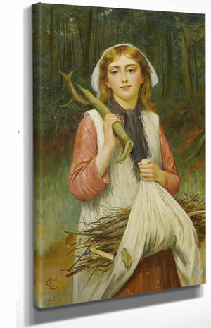 Charles Sillem Lidderdale The Young Faggot Gatherer By Charles Sillem Lidderdale