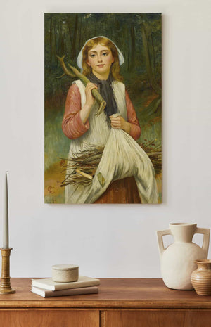 Charles Sillem Lidderdale The Young Faggot Gatherer By Charles Sillem Lidderdale