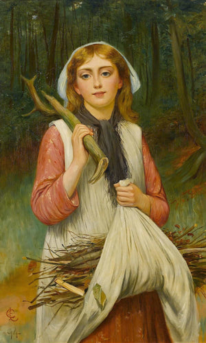 Charles Sillem Lidderdale The Young Faggot Gatherer By Charles Sillem Lidderdale