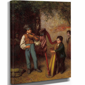 Eastman Johnson The Young Musicians By Eastman Johnson