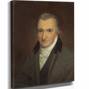 John Wesley Jarvis 11" x 14" / Stretched Canvas Wrap Thomas Paine By John Wesley Jarvis