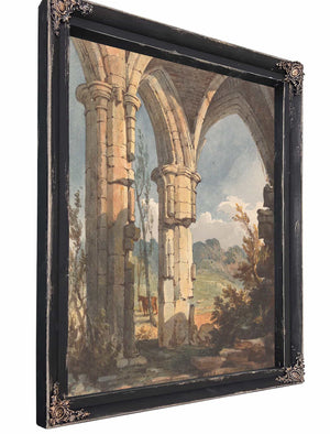 Landscape Looking Through Ruined Archway By Thomas Sully