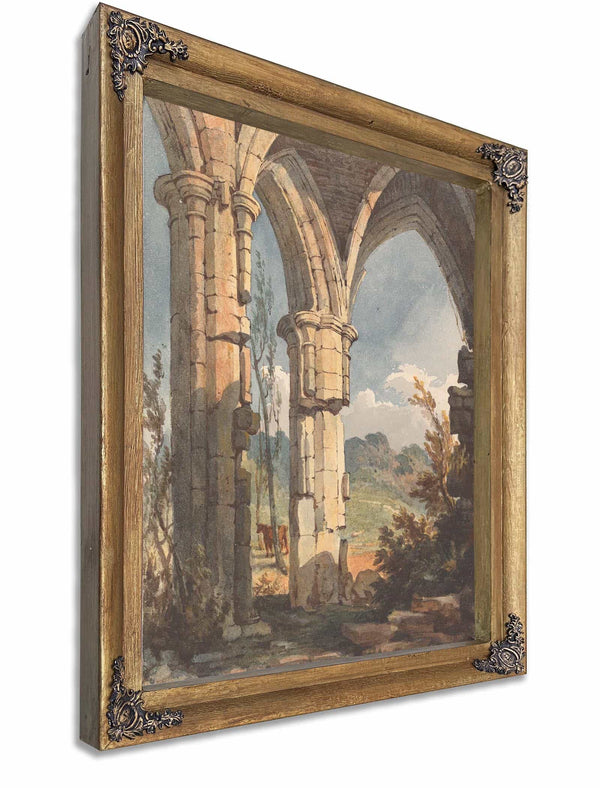 Landscape Looking Through Ruined Archway By Thomas Sully