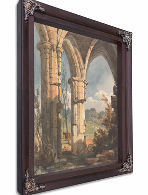 Landscape Looking Through Ruined Archway By Thomas Sully