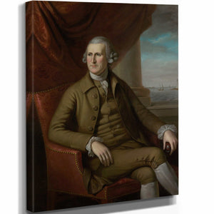 Charles Willson Peale 11" x 14" / Stretched Canvas Wrap Thomas Willing By Charles Willson Peale