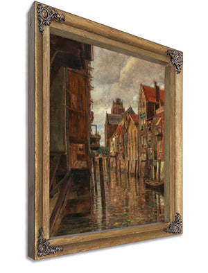 A Canal In Dordrecht By Tina Blau