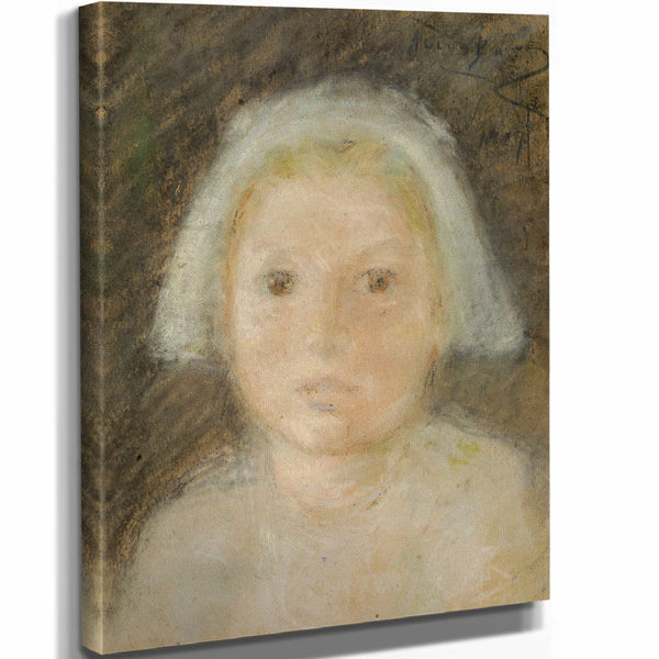 Alice Pike Barney 11" x 14" / Stretched Canvas Wrap Tiny White Cap By Alice Pike Barney