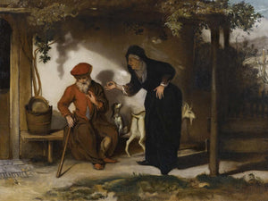 Barent Fabritius Tobit And His Wife Anna With A Goat By Barent Fabritius