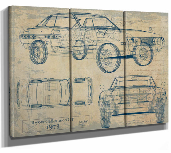 Toyota Celica 1600 Gt 1973 Wall Art from Bella Frye.