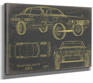 Toyota Celica 1600 Gt 1973 Wall Art from Bella Frye.