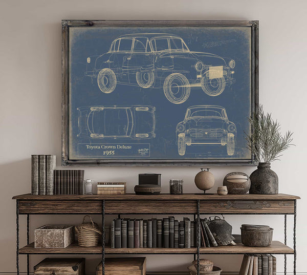 Toyota Crown Deluxe 1955 Wall Art from Bella Frye.