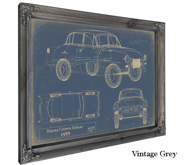 Toyota Crown Deluxe 1955 Wall Art from Bella Frye.