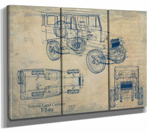 Toyota Land Cruiser fj40 Wall Art from Bella Frye.