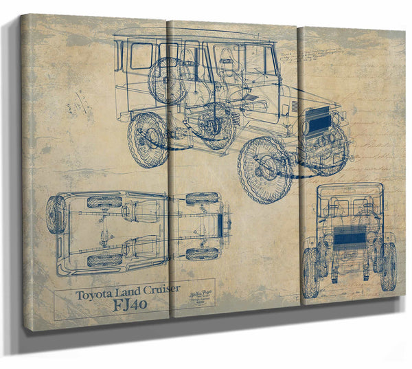 Toyota Land Cruiser fj40 Wall Art from Bella Frye.