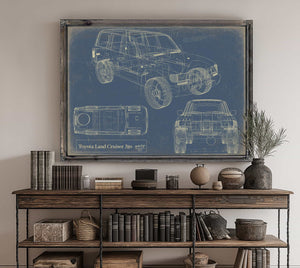 Toyota Land Cruiser j80 Wall Art from Bella Frye.