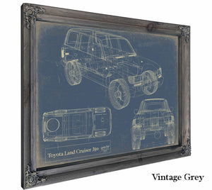 Toyota Land Cruiser j80 Wall Art from Bella Frye.