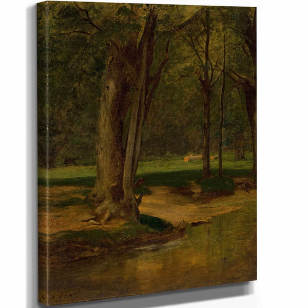 George Inness Trout Stream North Conway By George Inness