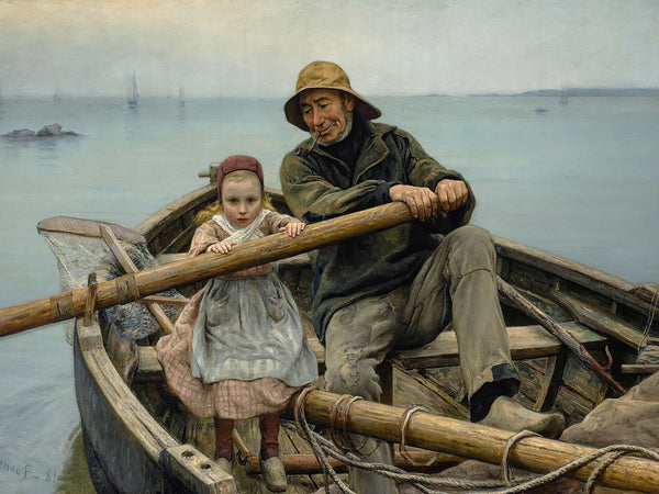 Emile Renouf Un Coup De Main (The Helping Hand) (1881) By Emile Renouf 1