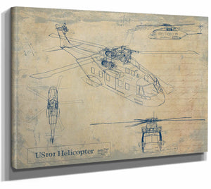 us101 Helicopter Wall Art from Bella Frye.