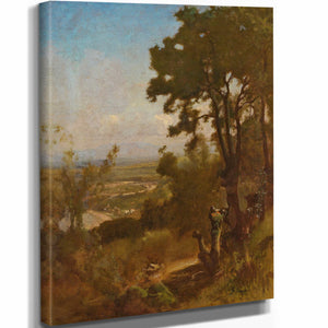 George Inness Valley Near Perugia By George Inness