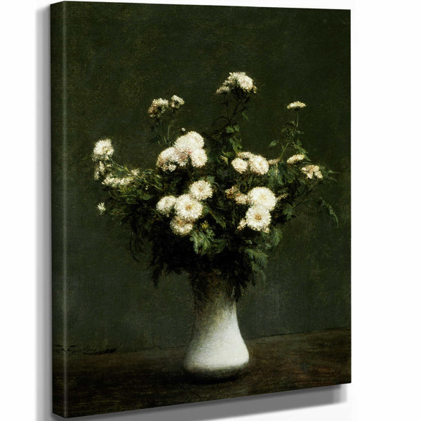 Henri Fantin Latour Vase Of Chrysanthemums (1871) By Henri Fantin Latour