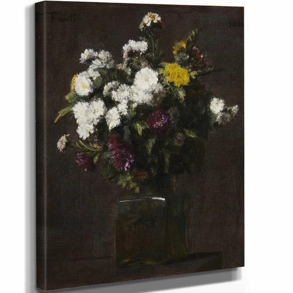 Henri Fantin Latour Vase Of Flowers (1861) By Henri Fantin Latour