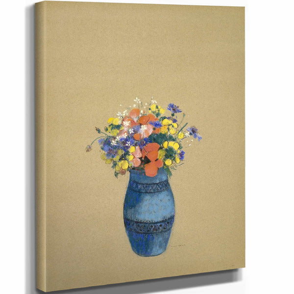 Odilon Redon Vase Of Flowers (1909) By Odilon Redon