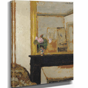 Edouard Vuillard Vase Of Flowers On A Mantelpiece (C 1900) By Edouard Vuillard 1