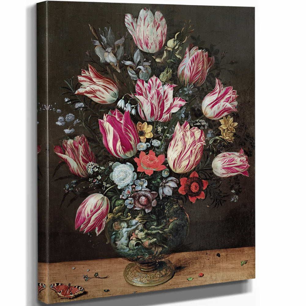 Andries Daniels Vase With Tulips (1620 1625) By Andries Daniels