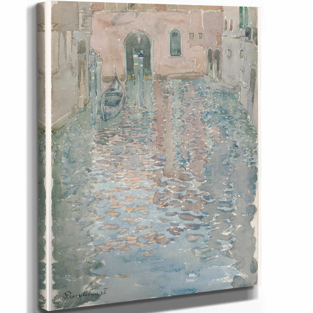 Maurice Prendergast Venetian Canals By Maurice Prendergast