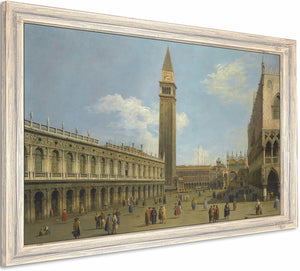 Venice A View Of The Piazzetta Looking North By Canaletto