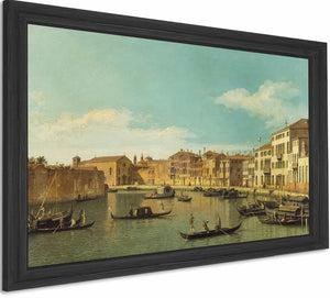 Venice The Canale Di Santa Chiara By Canaletto