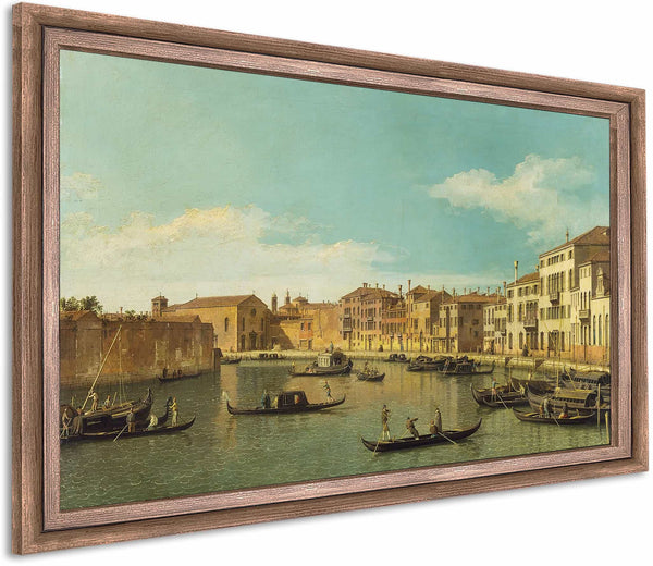 Venice The Canale Di Santa Chiara By Canaletto