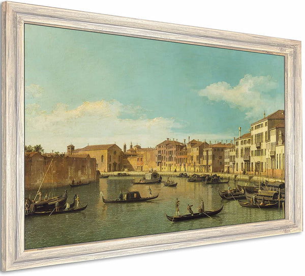 Venice The Canale Di Santa Chiara By Canaletto