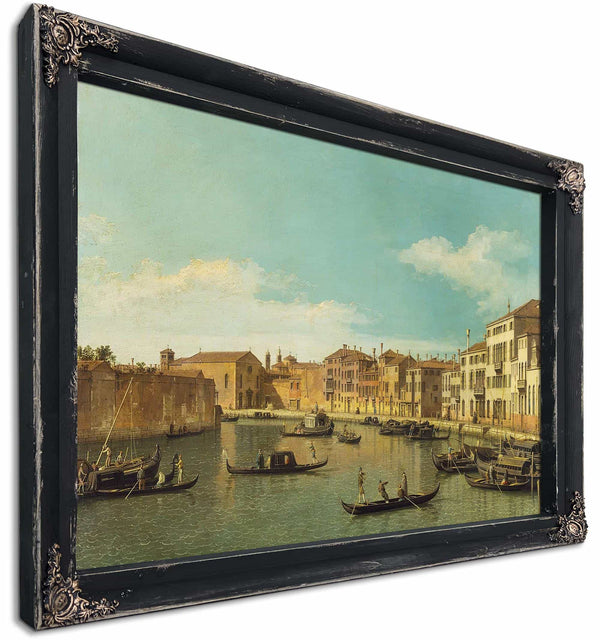 Venice The Canale Di Santa Chiara By Canaletto