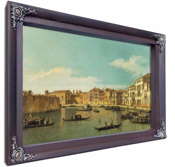 Venice The Canale Di Santa Chiara By Canaletto