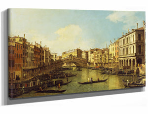 Canaletto Venice The Grand Canal From The Palazzo Dolfin Manin To The Rialto Bridge By Canaletto